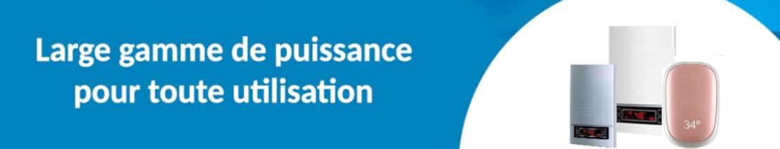 Gamme puissante de chauffe-eau